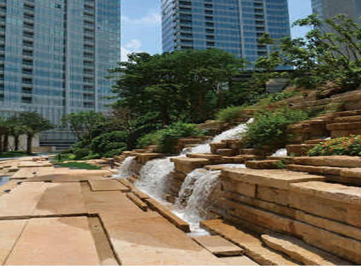 广州汇悦台叠水假山瀑布 广州汇悦台叠水假山瀑布
