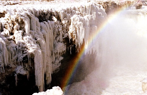 冰雕瀑布|塑石瀑布|假山瀑布